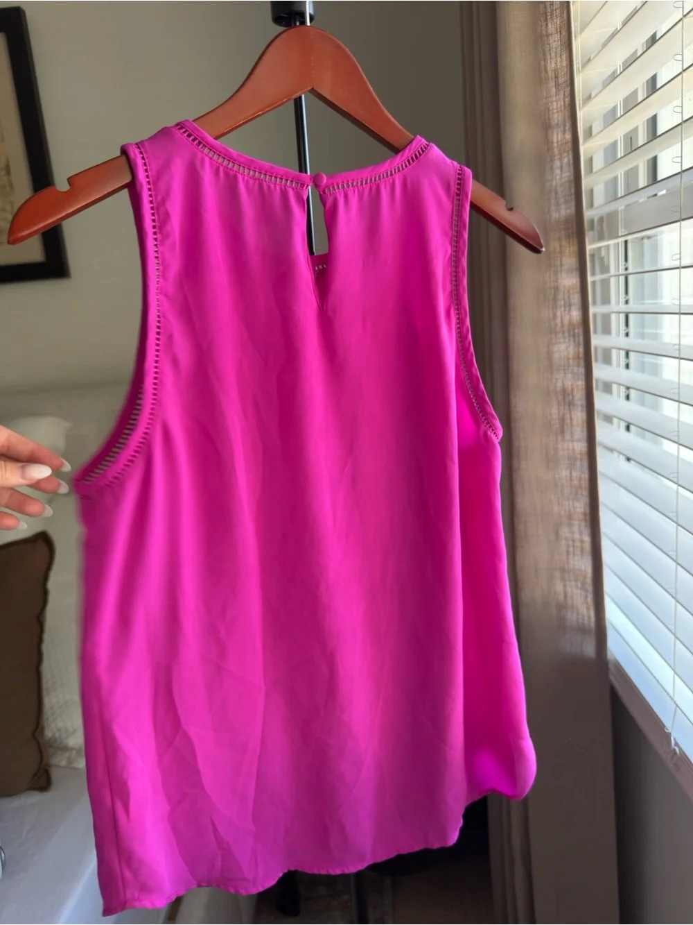J. Crew Bright Fuchsia Sleeveless Top